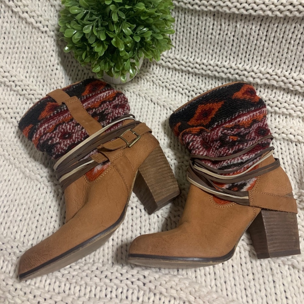 Women’s Steve Madden Tolteca Cognac boots size 9